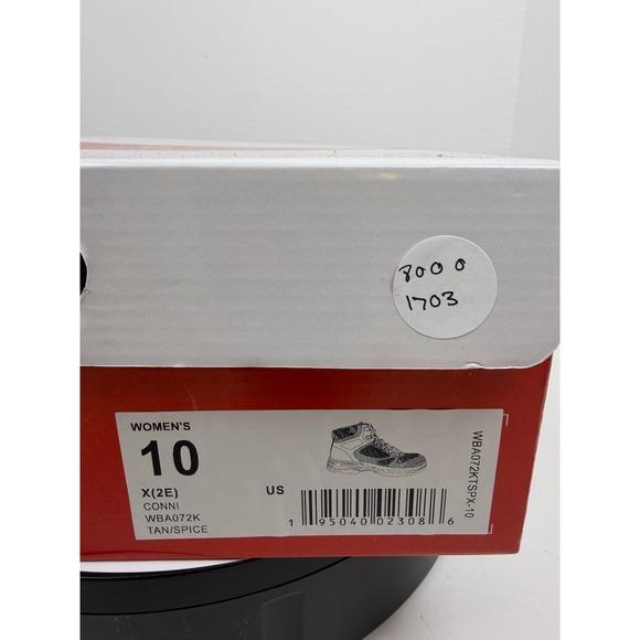 Propét Women's Orthopedic Mid Hiking Boots Ankle Support Brown Pink 10 X (2E) - Picture 17 of 17